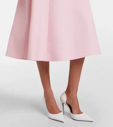 Carolina Herrera Bow-detail crêpe midi dress | Thumbnail 5 Carolina Herrera Bow-detail crêpe midi dress | Thumbnail 5