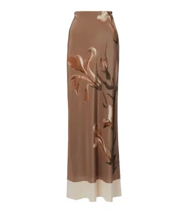 SIR. Azaliea floral silk maxi skirt | Thumbnail 1