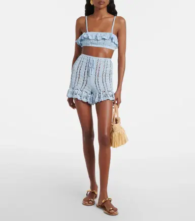 Anna Kosturova Crochet cotton bra top | Thumbnail 5 Anna Kosturova Crochet cotton bra top | Thumbnail 5