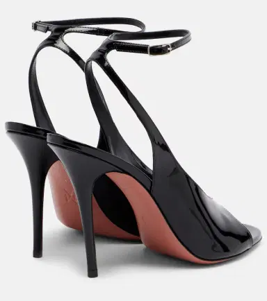 Amina Muaddi Anok patent leather slingback sandals | Thumbnail 2