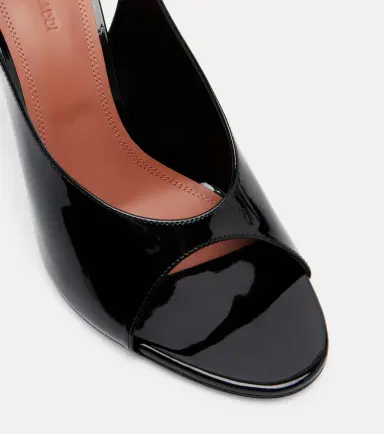 Amina Muaddi Anok patent leather slingback sandals | Thumbnail 4
