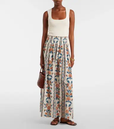Montce Winona floral cotton maxi skirt | Thumbnail 5