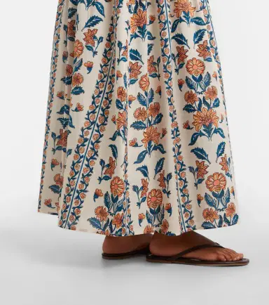 Montce Winona floral cotton maxi skirt | Thumbnail 6