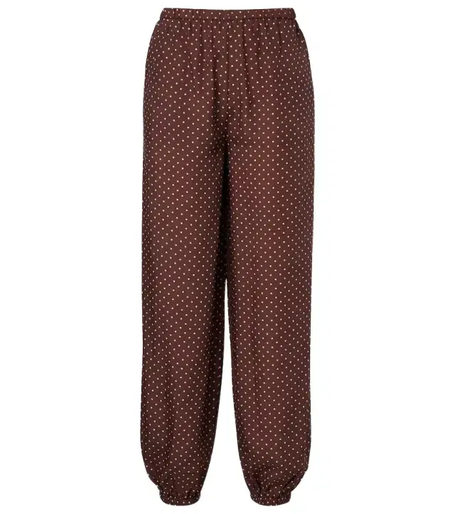Evie polka-dot balloon pants