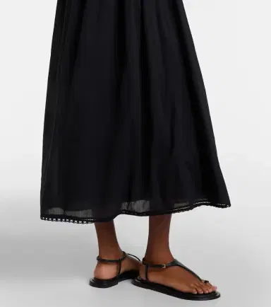 Posse Danielle lace-trimmed cotton midi dress | Thumbnail 4 Posse Danielle lace-trimmed cotton midi dress | Thumbnail 4