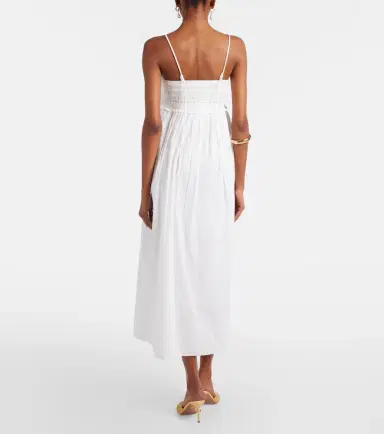 Posse Danielle lace-trimmed cotton midi dress | Thumbnail 2 Posse Danielle lace-trimmed cotton midi dress | Thumbnail 2