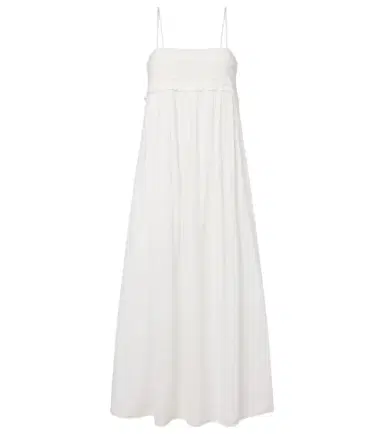 Posse Danielle lace-trimmed cotton midi dress | Thumbnail 1 Posse Danielle lace-trimmed cotton midi dress | Thumbnail 1