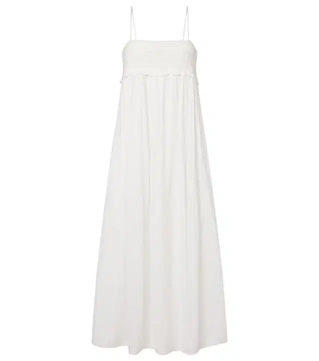 Posse Danielle lace-trimmed cotton midi dress