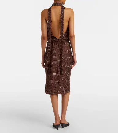 Posse Phoebe polka-dot halterneck midi dress | Thumbnail 3 Posse Phoebe polka-dot halterneck midi dress | Thumbnail 3