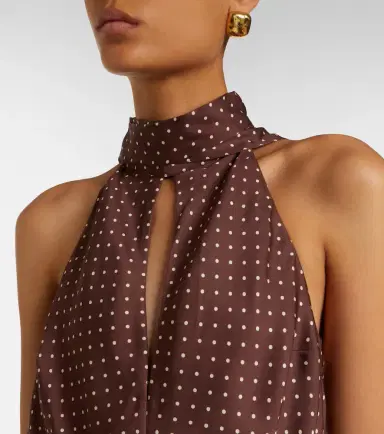 Posse Phoebe polka-dot halterneck midi dress | Thumbnail 4 Posse Phoebe polka-dot halterneck midi dress | Thumbnail 4