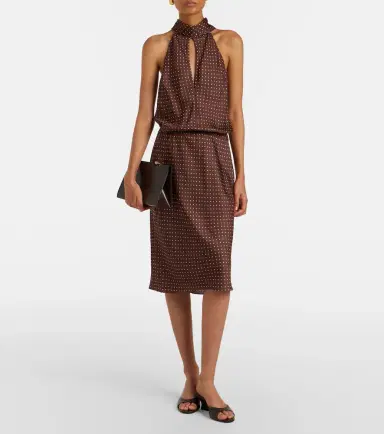 Posse Phoebe polka-dot halterneck midi dress | Thumbnail 5 Posse Phoebe polka-dot halterneck midi dress | Thumbnail 5