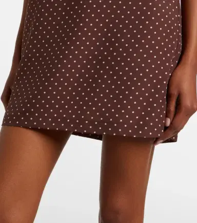 Posse Evie belted polka-dot minidress | Thumbnail 6