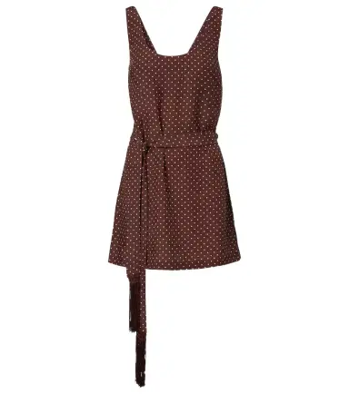 Posse Evie belted polka-dot minidress | Thumbnail 1