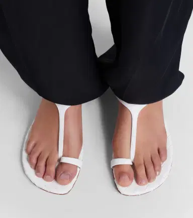Bottega Veneta Livia Intrecciato leather thong sandals | Thumbnail 6