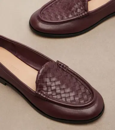 Bottega Veneta Silenzio Intrecciato leather loafers | Thumbnail 4