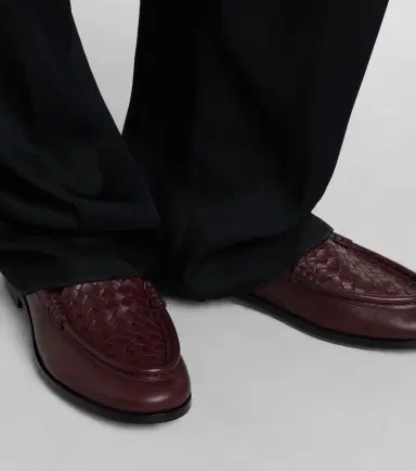 Bottega Veneta Silenzio Intrecciato leather loafers | Thumbnail 6