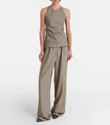 Calvin Klein Collection Erin wool-blend top | Thumbnail 4