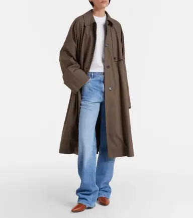 Calvin Klein Collection Zeland cotton trench coat | Thumbnail 2