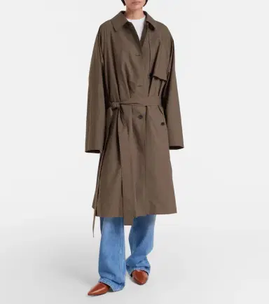 Calvin Klein Collection Zeland cotton trench coat | Thumbnail 5