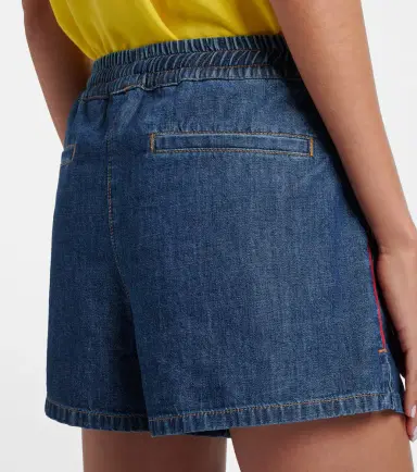 Valentino VGold denim shorts | Thumbnail 2 Valentino VGold denim shorts | Thumbnail 2