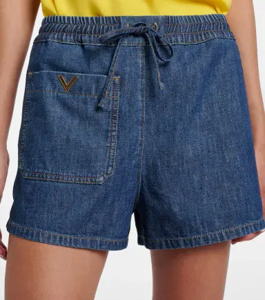 Valentino VGold denim shorts | Thumbnail 3 Valentino VGold denim shorts | Thumbnail 3