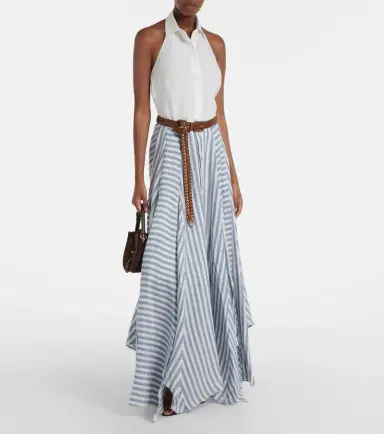 Ralph Lauren Collection Eldred halterneck linen top | Thumbnail 6 Ralph Lauren Collection Eldred halterneck linen top | Thumbnail 6