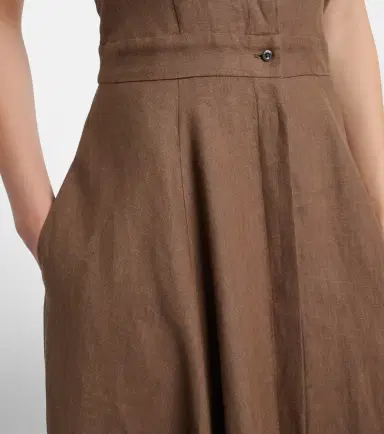 Ralph Lauren Collection Eldred linen maxi dress | Thumbnail 3 Ralph Lauren Collection Eldred linen maxi dress | Thumbnail 3