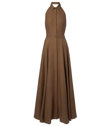 Ralph Lauren Collection Eldred linen maxi dress | Thumbnail 1 Ralph Lauren Collection Eldred linen maxi dress | Thumbnail 1