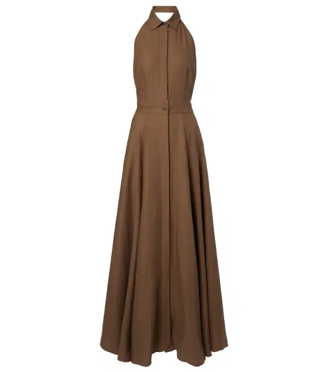 Eldred linen maxi dress