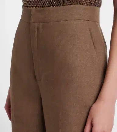Ralph Lauren Collection Dean linen wide-leg pants | Thumbnail 4 Ralph Lauren Collection Dean linen wide-leg pants | Thumbnail 4