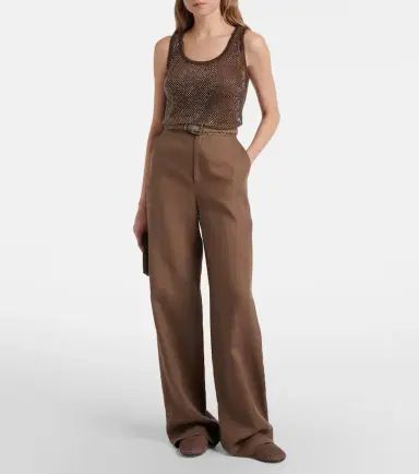 Ralph Lauren Collection Dean linen wide-leg pants | Thumbnail 5 Ralph Lauren Collection Dean linen wide-leg pants | Thumbnail 5