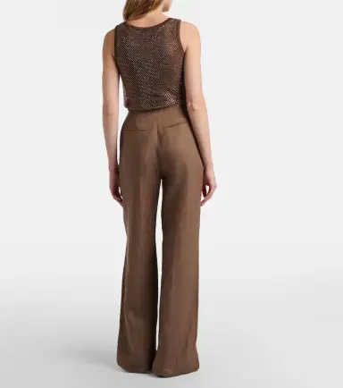 Ralph Lauren Collection Dean linen wide-leg pants | Thumbnail 6 Ralph Lauren Collection Dean linen wide-leg pants | Thumbnail 6
