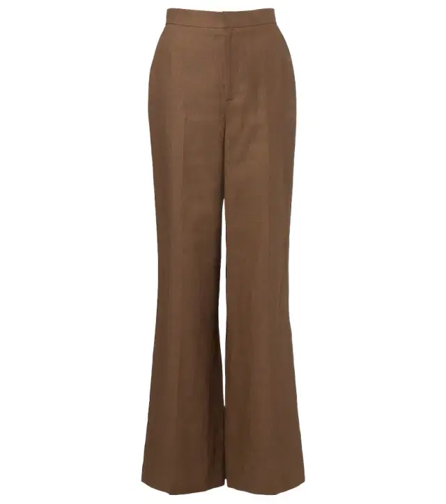 Dean linen wide-leg pants
