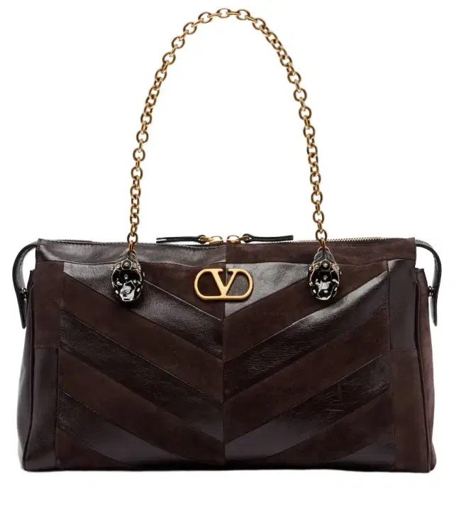 Valentino Garavani Panthea Medium leather shoulder bag