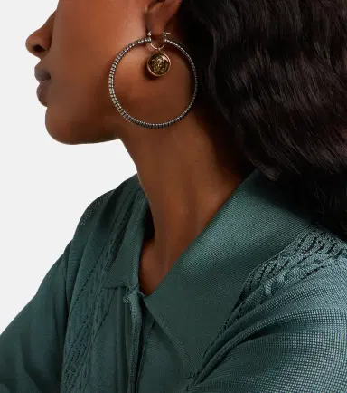 Versace 925 sterling silver earrings | Thumbnail 5