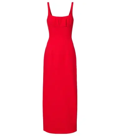 Emilia Wickstead Jianna wool crêpe maxi dress | Thumbnail 1
