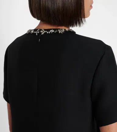 Valentino Crepe Couture embellished wool and silk minidress | Thumbnail 2 Valentino Crepe Couture embellished wool and silk minidress | Thumbnail 2