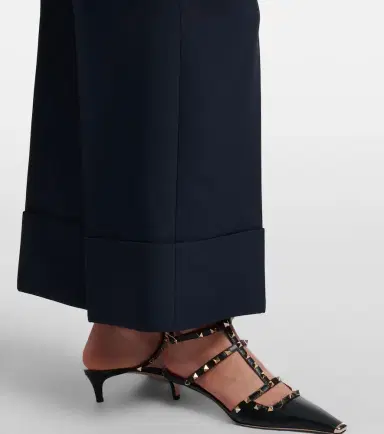 Valentino VGold Crepe Couture wide-leg pants | Thumbnail 6