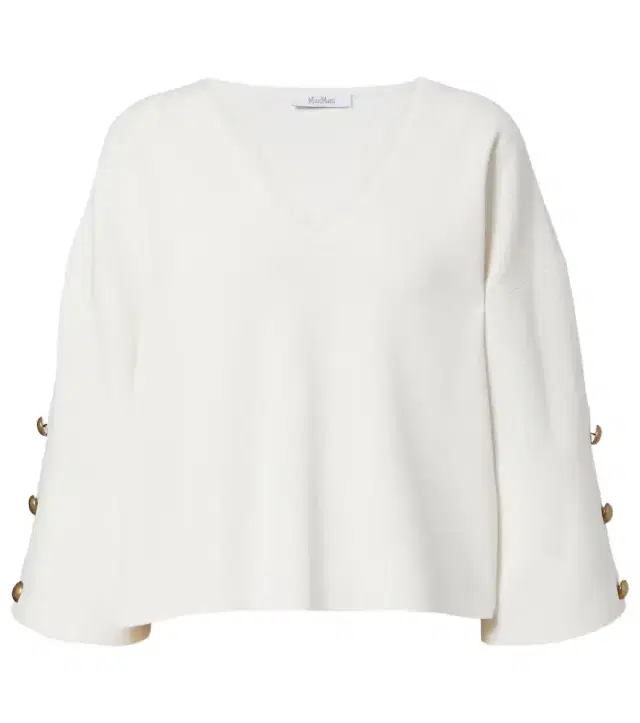 Max Mara Embellished crêpe top