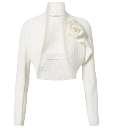 Max Mara Knitted floral-appliqué shrug | Thumbnail 1