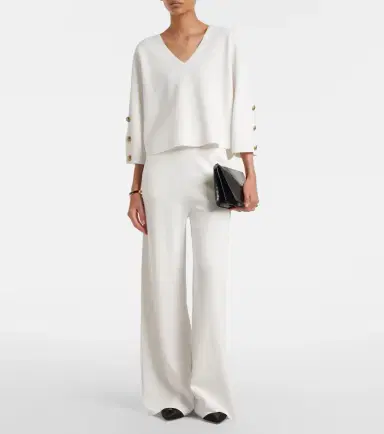 Max Mara Crêpe wide-leg pants | Thumbnail 6