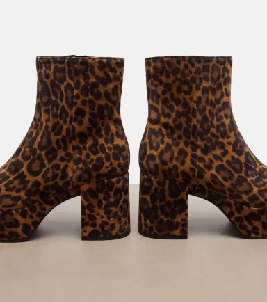 Gianvito Rossi Sally leopard-print suede ankle boots | Thumbnail 4 Gianvito Rossi Sally leopard-print suede ankle boots | Thumbnail 4