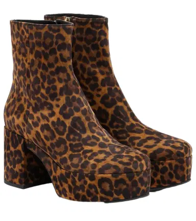 Gianvito Rossi Sally leopard-print suede ankle boots | Thumbnail 1 Gianvito Rossi Sally leopard-print suede ankle boots | Thumbnail 1