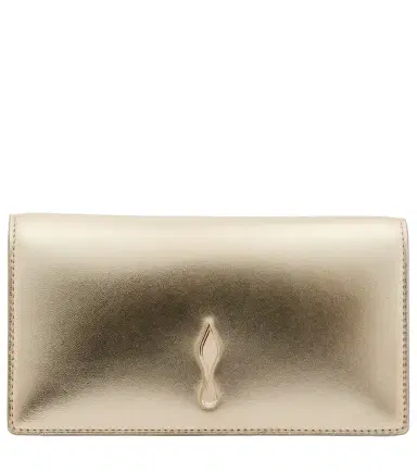 Christian Louboutin Bettina Small metallic leather clutch | Thumbnail 1 Christian Louboutin Bettina Small metallic leather clutch | Thumbnail 1