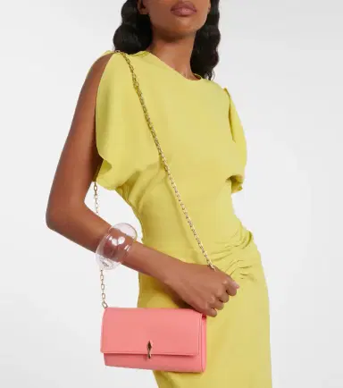 Christian Louboutin Bettina Small leather wallet on chain | Thumbnail 7