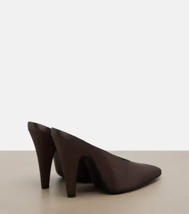 Alaïa Alaïa Cone satin mules | Thumbnail 3 Alaïa Alaïa Cone satin mules | Thumbnail 3