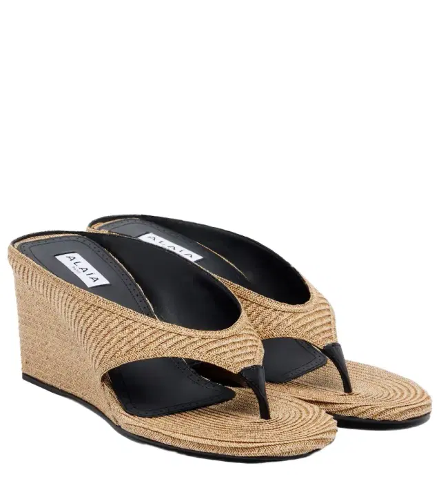Alaia Alaïa Cube wedge sandals