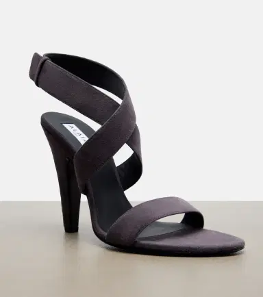 Alaïa Alaïa Cone suede sandals | Thumbnail 3