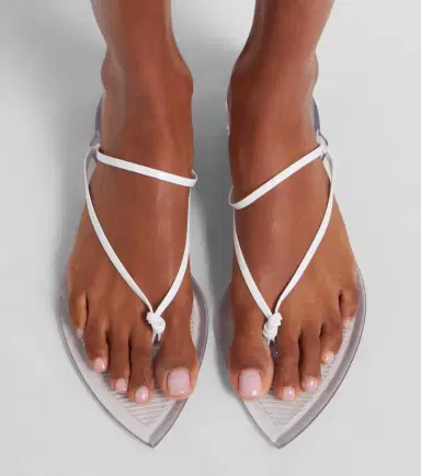 Alaïa Alaïa Invisible leather thong sandals | Thumbnail 6