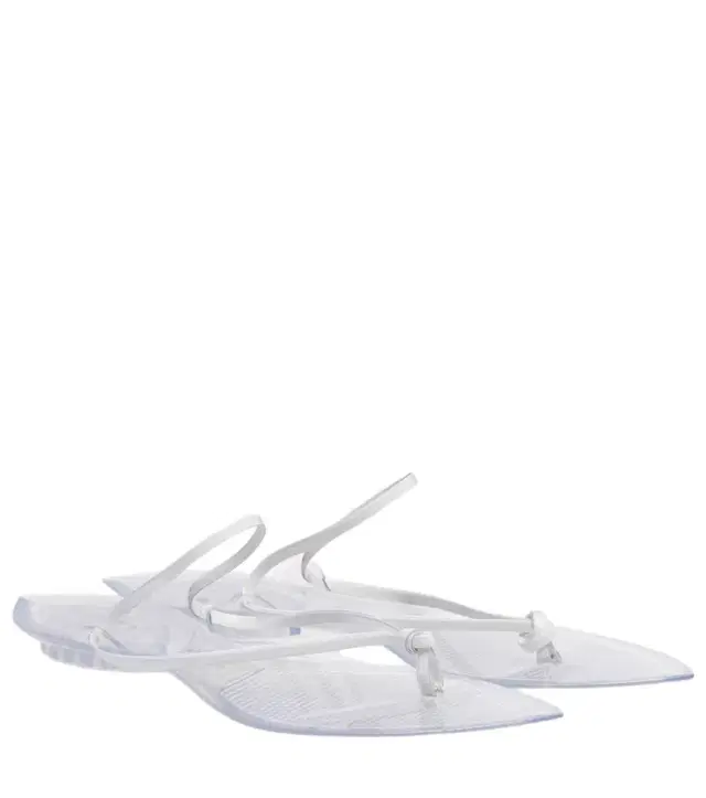 Alaia Alaïa Invisible leather thong sandals